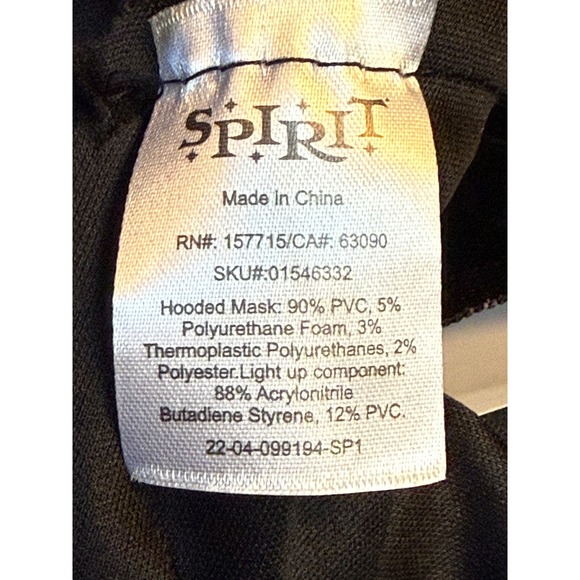 Spirit‎ Halloween Ghostface Mask Hooded Light Up Scream Costume - Picture 3 of 4